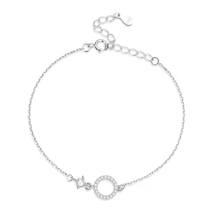Bamoer Anillo De Plata 925 Para Mujer Joyería Fina Básica Y Elegante Regalo De Boda Estilo Sencillo Y Moderno - 1