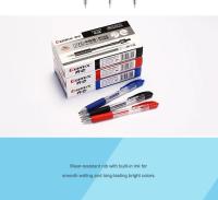 12pcs/Box Bolígrafos De Tinta Gel Comix Negros Con Punta De Bala Retráctiles 0.5mm Suministros Escolares Y De Oficina Escribiendo Suave - details 6