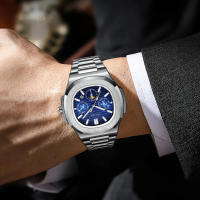 Reloj De Pulsera De Cuarzo Para Hombre PINTIME Serie Clásica Con Pato Luminoso Y Resistente Al Agua Estilo Versátil Y Moderno - details 5