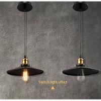 Lámpara Colgante Vintage Estilo Edisón Para Sala De Estar Y Restaurante Soporte De Hierro Industrial Retro E27 Para Iluminación De Restaurantes Y Hogares - details 4