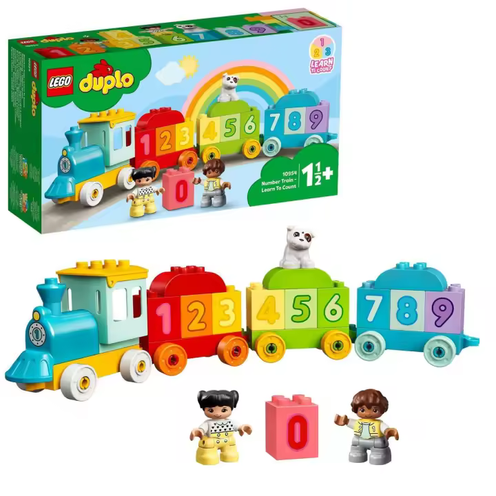 LEGO 10954 Tren de los Números: Aprende a Contar (23 piezas) - 1
