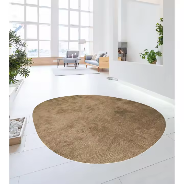 VINILIKO, Alfombra de vinilo Forma Color Piedra 66x61 - 1