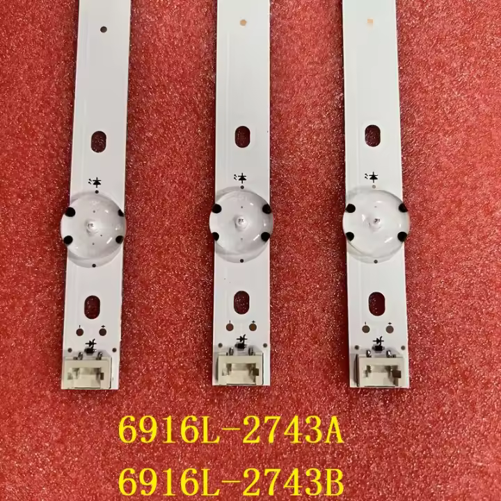 LED Backlight Para Televisores 43LW641H 43LH604V 43LH570V 43LH615V 43LH590V 43LH510V 43LH630V 43 V16.5 V16 ART3 2743 2550LH630V 43LW540S Pack De 3 - 1