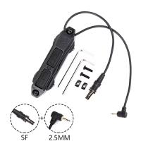 Interruptor De Luz Escuadrilla Táctica De Presión Augmentada Doble Función Para Flashlight SF/2.5MM/3.5MM Material De Nylon Color Negro/Desierto - details 1