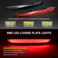 Luz Trasera LED Para Audi TT MK2 2007-2014 Reflector Central De Coche Lámpara De Foco Lámpara De Cola Instalación Directa T10 Interface 12V 2400LM - details 2