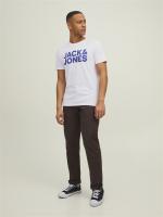 Jack & Jones Hombre Camiseta de Algodón Serie CORE Mod JCOMAP Logo estampado Moda Casual Informal REF 257908 - details 7