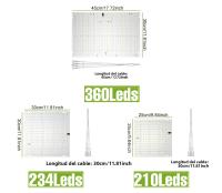 Lámpara De Crecimiento Para Plantas LED De 300W Espectro Completo 220V Quantum Board Para Hidroponia Iluminación De Frutas Y Suculentas Para Invernadero - details 9
