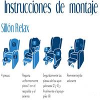 CAÑETE - Fundas Elásticas Sillón Relax Completo Adaptables - 4 Piezas - Marfil - details 1