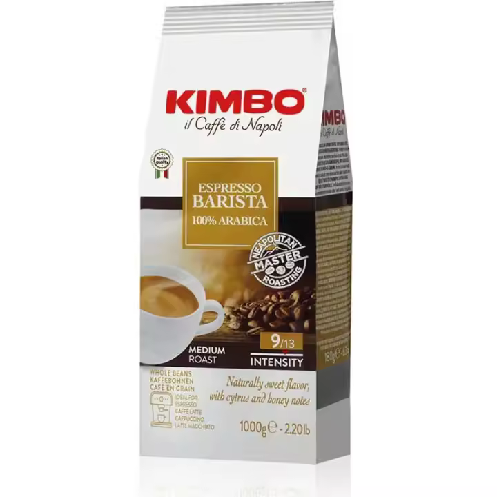 Kimbo Barista  Intenso 100% Arábica Cáfe en grano 1 kg - 1