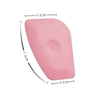2Pcs Herramientas De Instalación De Vinilo Para Coche Limpia Pantalla Azul Suave Y Raspador Rosa Duro Para Angulos Y Ralladuras - details 3