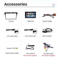 AWESAFE inalámbrico CarPlay Android Auto Radio para Mazda CX7 2008 2009 2010 2011 2012 2013 2014 2015 coche reproductor multimedia GPS 2 din autoradio volante controles RDS Bluetooth - details 21