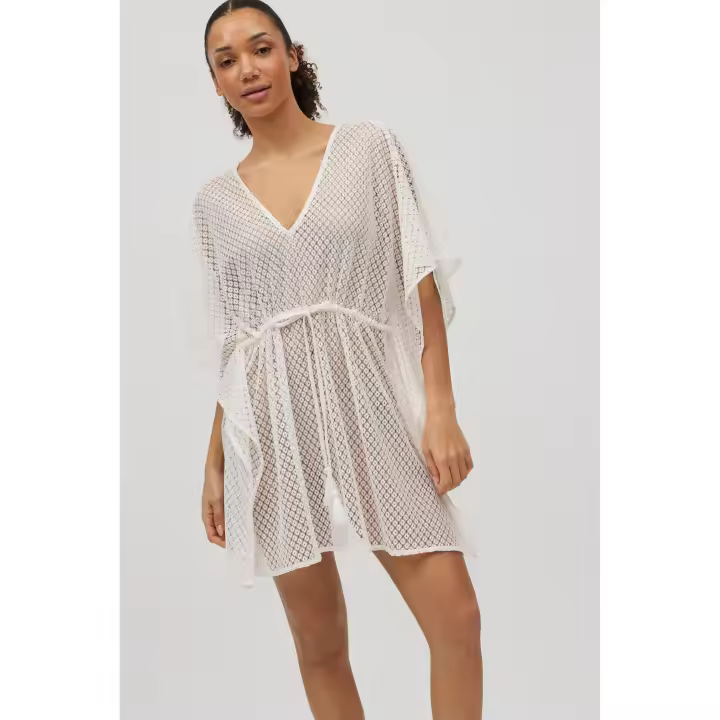 Ysabel Mora - Kaftán calado marfil - 1