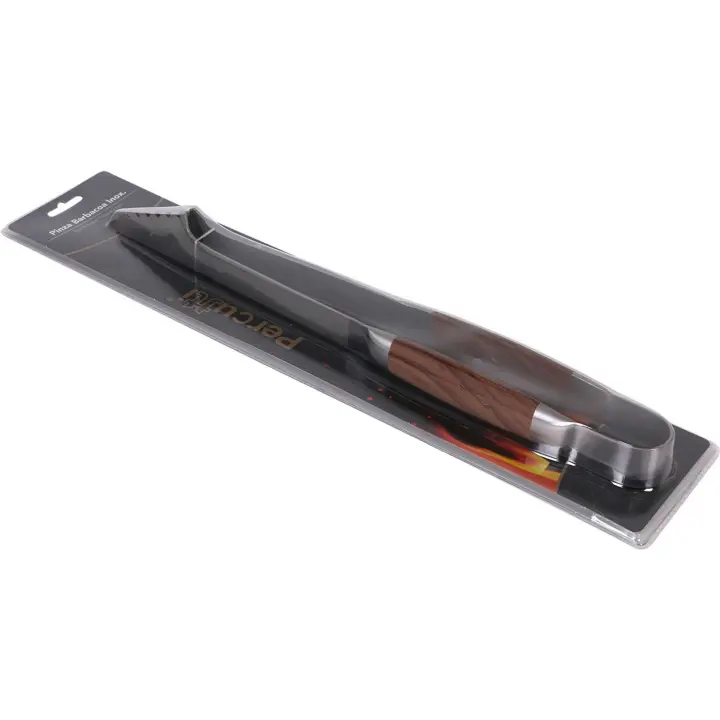 PERCUTTI - PINZAS BARBACOA COLECCIÓN LEGNO - Complementos Barbacoa Duraderos y Resistentes - Complementos Barbacoa Versátiles y Funcionales - Complementos Barbacoa de Alta Calidad - Complementos Barbacoa para Experiencias Inolvidables - 1