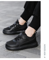 Zapatillas Infantiles Antideslizantes Blancas Transpirables Para Niños Y Niñas Con Correas Zapatos Casuales De Exterior Para Todoterreno Tamaño 7-13Años - details 14