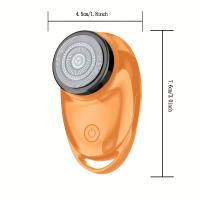 Afeitadora Eléctrica Mini Lavable Y Secable Carga Rápida Afeitadora Portátil Para Hombre Cabezal Individual Fuerte - details 5