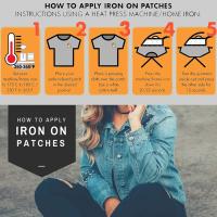 Parches bordados con diseños variados para planchar o coser para mochilas, chaquetas o prendas de ropa (40 unidades) - details 2