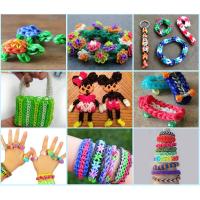 Kit de Gomitas Pulseras Gomas, DIY Gomas para Hacer Pulseras, Comitas Elásticas Plásticas Cuantas para Collares de Colores Goma con Telar de Juguete para Niños de Anillos y Collares de Bricolaje Manualidad - details 4