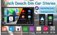 Reproductor De Radio Para Coche Universal 7 Pulgadas Pantalla Táctil 2 Din Con Carplay Android Auto Cámara Trasera Bluetooth USB/AUX - details 0