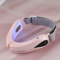 Masajeador Facial EMS Levantador De Pecho Doble V LED Rojo Y Azul Dispositivo De Perfeccionamiento De La Piel Con Vibración Para Delgazar El Rostro - details 4