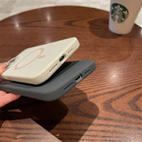 Funda De Silicona Líquida Magnética Para iPhone 13 12 14 15 pro Max Con Carga Inalámbrica Magsafe Y Protección De Cámara Lujo - details 14