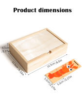 Juego De Memoria Con Patrones Animales En Madera Juguete Educativo Montessori Para Niños Regalos De Halloween Y Navidad - details 4