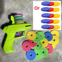 Lanzador De Disco Saucer Volador Juguete De Entrenamiento Exterior Disparador De Espuma Juguetes De Combate Suave Para Niños Y Niñas Regalo De Navidad - details 7