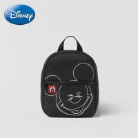 Mochila Disney Para Niños Y Niñas Negra Con Estampado De Mickey Ligera Mochila Pequeña Para Jardín De Infantes Material De Nylon - details 1
