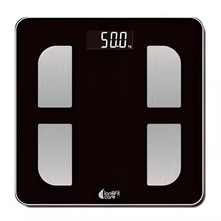 Báscula Digital Inteligente Longfit Care – Bioimpedancia, Bluetooth y Cristal Templado - 1