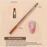 9PCS Línea De Pincel Para Uñas De Gel UV DIY Herramienta De Dibujo Para Manicura Y Diseño De Uñas Acrílicas Pincel De Técnica De Punto De Punta - details 3