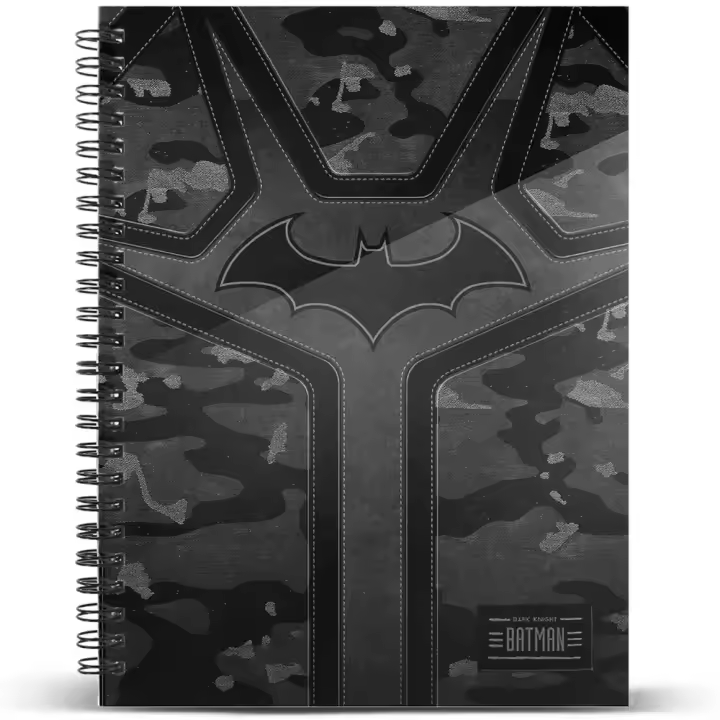 Batman Cuaderno Negro Estampados Tamaño A4 Producto Oficial Original - 1