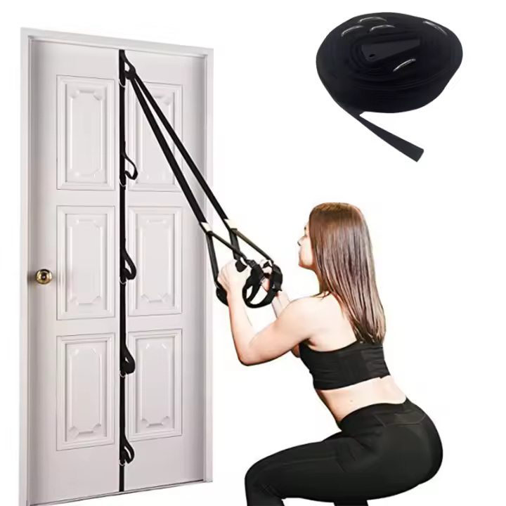 Anclaje De Puerta Para Cuerdas De Resistencia Mejorado Soporte De Ejercicios De Gimnasio Portátil Para Entrenamiento En Casa Anclaje Para Puerta De Bandas De Resistencia - 1