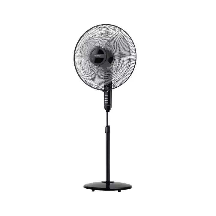 VENTILADOR DE PIE TAURUS BERGEN 16CR DE COLOR NEGRO - 1