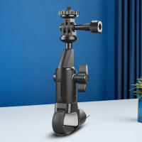 Soporte De Manillar Para Bicicleta Y Motocicleta 360 Grados Giratorio Para Insta 360 X2 X3 X4 Go pro 12 11 10 APWIKOGER - details 0