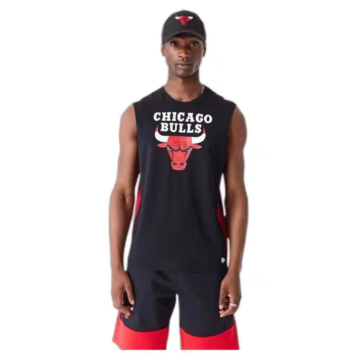 Camiseta de Baloncesto New Era Block Slvlss Chibul Blkfdr para hombre en color negro - 1