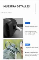 Botella Deportiva De Agua Portátil Con Pajita Gran Capacidad 0.7/1/2/3L Para Camping Picnic Escalada Deportes Al Aire Libre - details 18