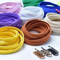 Cordones Planos Elásticos Para Zapatos Sin Amarrar Para Niños Y Adultos Unisex Cordones De Seguridad Rápidos Para Zapatillas Deporte Y Comodidad Exterior - details 2