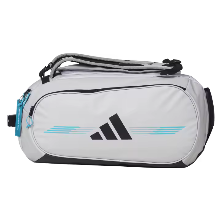 Paletero Adidas Protour Blanco Martita Ortega - Paletero Mujer Adidas - Nueva Temporada 2025 - Protección Térmica - Compartimentos Separados y Ordenados - Mochila Padel Mujer - 1