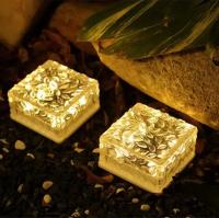 Lámparas LED Para Jardín Impermeables 4 Unidades Luz Solar Para Camino De Piedra Y Piso De Vidrio Iluminación De Escenario Festivo - details 2
