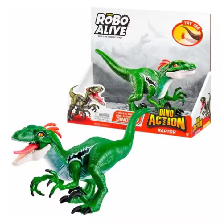 Robo Alive Velociraptor interactivo verde 7172 ZURU - 1