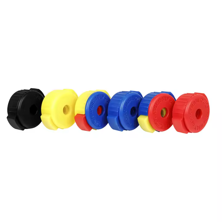Juego De 5 Botones De Campana De Batería Portátil Profesional Accesorios De Instrumentos De Percusión Colores Variados - 1
