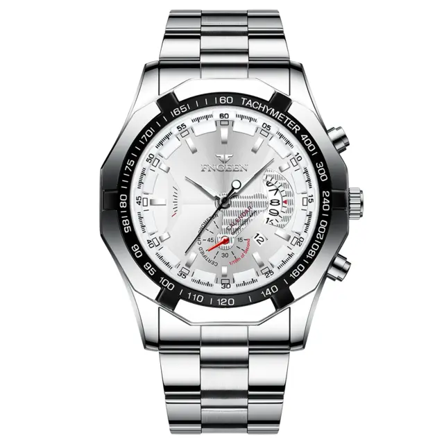 Reloj De Pulsera Deportivo Militar De Lujo 2024 Relogio Masculino Resistente Al Agua De Acero Inoxidable Calibre De Cuarzo Moda Casual - 1