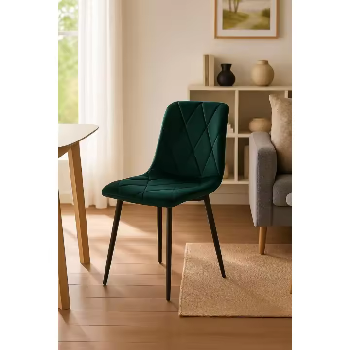 Silla Lyke Terciopelo - Verde - 1