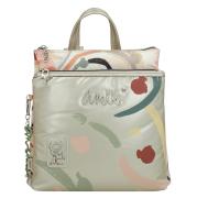 Mochila de mujer Smart - Anekke Alma - Tamaño mediano - Tres compartimentos independientes con cierre de cremallera - Bolsillo exterior trasero - Asas anchas regulables - Ref. 40605-233 - Mide 29 x 27 x 11 cm - details 0