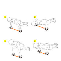 Par De Manillas Para Ejercicio De Piso Y Entrenamiento De Fuerza Portátil Para Familia Soporte De Push-up 1 Paquete - details 1