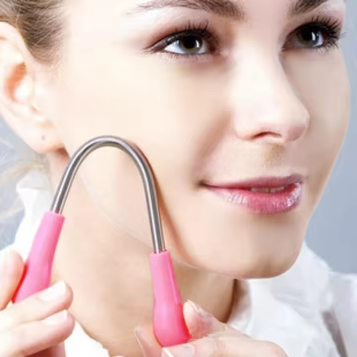 Herramienta De Belleza Para Eliminar Vello Facial Con Varita De Primavera Epilador No Eléctrico Manual Para Limpieza Facial - 1