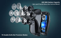 Kensen 5 En 1 Afeitadora Eléctrica 7D Cabeza De Corte Flotante Recargable Kit De Afeitado Para Hombres IPX6 Impermeable Trimmer De Barba - details 3