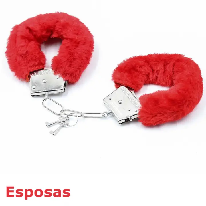 IntoYou Esposas del amor “Furry Fun Cuffs” Rojas  8436583794609 - 1
