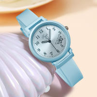 Reloj De Pulsera Para Mujer Con Correa De Silicona Reloj De Cuarzo Estilo Casual Con Marcadores Arábigos Material De Aleación Y Vidrio Regalo Ideal - details 10