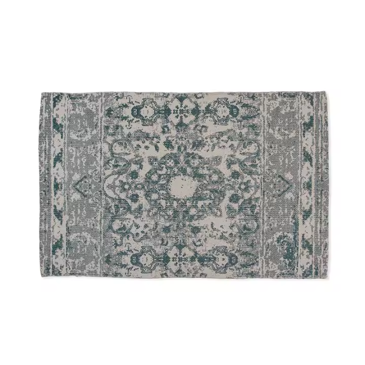 MEVAK LIVING -Alfombra de algodón estampada modelo Bribri - 1