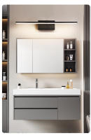 Lámpara De Espejo LED Para Baño Impermeable Luz De Maquillaje En Blanco Y Negro Soporte De Aluminio Longo Iluminación Interior Para Inodoro - details 10